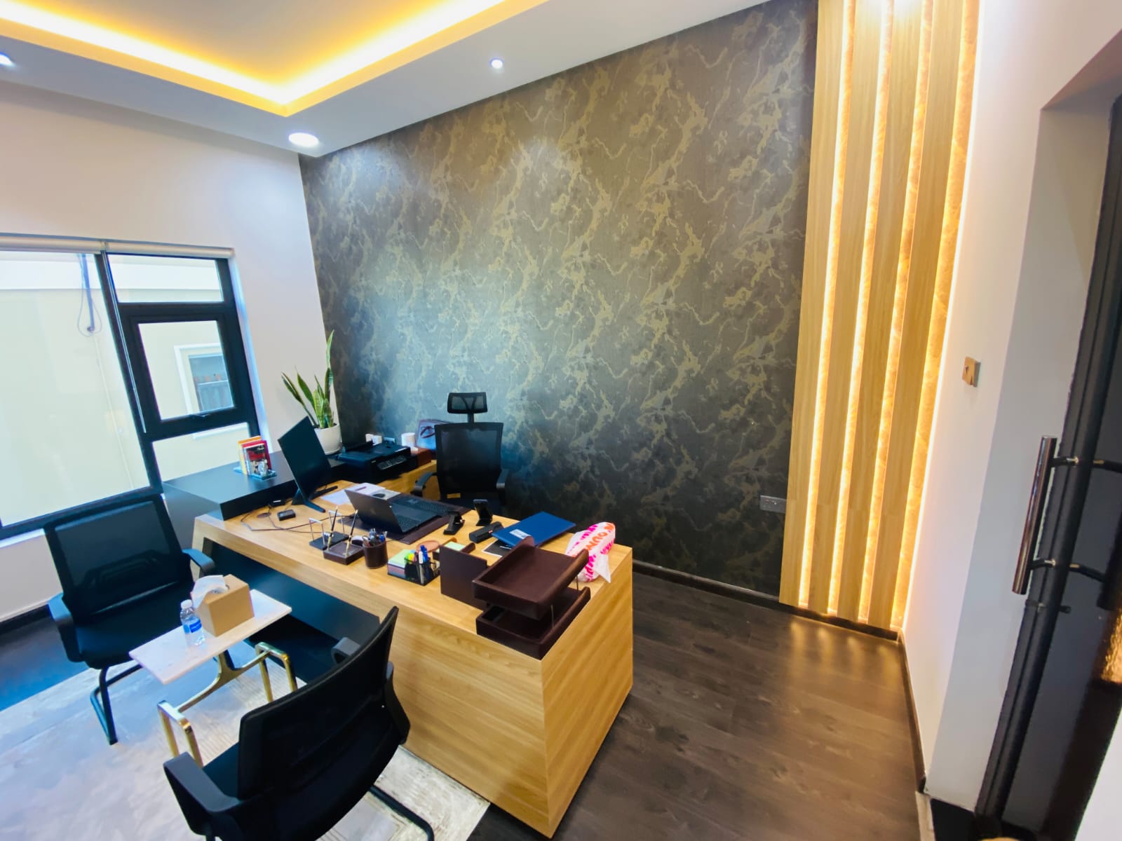 Office meeting room with modern furniture - office interior Bahrain